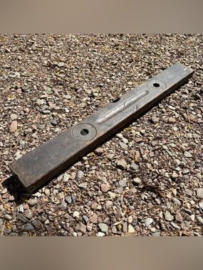 Antique Stanley 28” Wood & Brass Level WORKS Circa 1890 All Original Collectible
